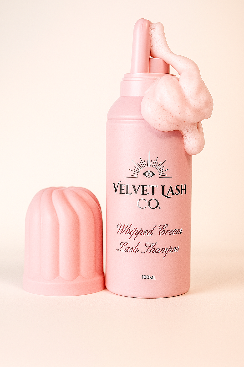 Whipped Cream Lash Shampoo | Luxury Lash Cleanser by Velvet Lash Co.