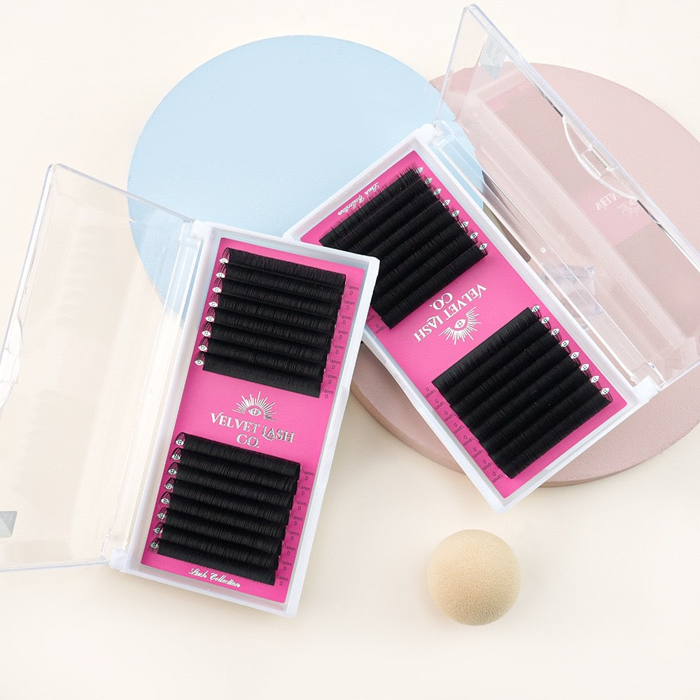 Lush Collection Cashmere Lash Extensions – 0.05, 7-20mm, D/CC/C Curl