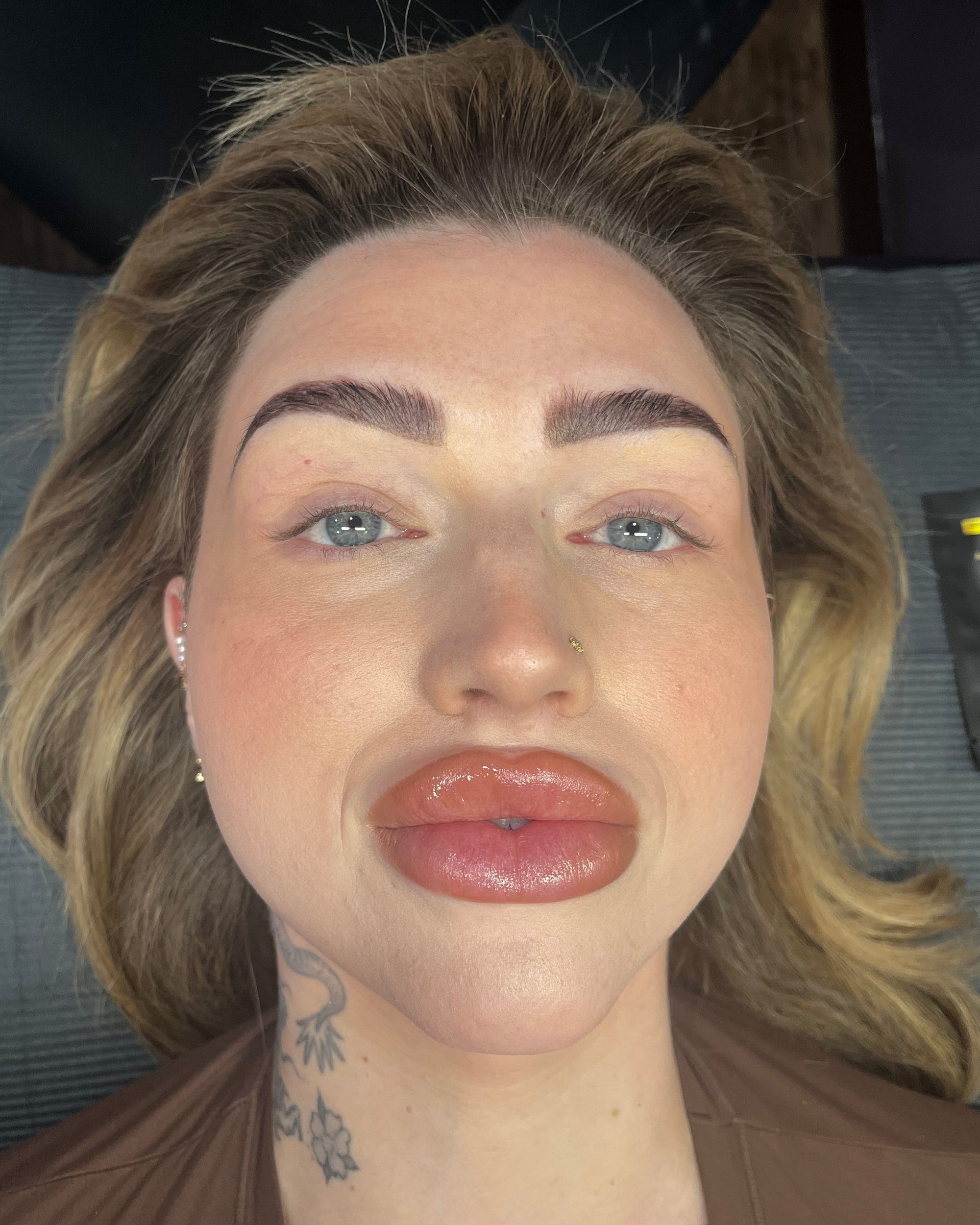 Natural lashes before lash extensions